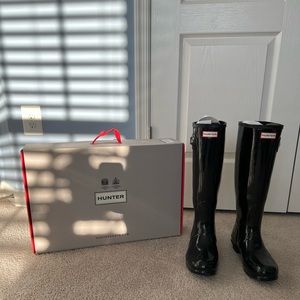 SOLD Original Tall Gloss Black Hunter Boots